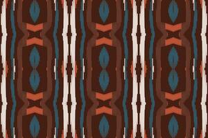 ikat naadloos patroon borduurwerk achtergrond. ikat prints meetkundig etnisch oosters patroon traditioneel. ikat aztec stijl abstract ontwerp voor afdrukken textuur,stof,sari,sari,tapijt. vector