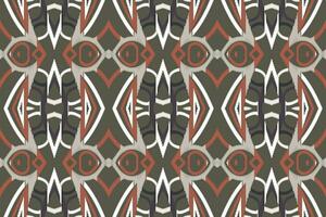 ikat damast paisley borduurwerk achtergrond. ikat prints meetkundig etnisch oosters patroon traditioneel. ikat aztec stijl abstract ontwerp voor afdrukken textuur,stof,sari,sari,tapijt. vector