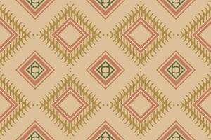 etnisch patroon behang. traditioneel gevormde oud Saree jurk ontwerp het is een patroon gemaakt door combineren meetkundig vormen. creëren mooi kleding stof patronen. ontwerp voor afdrukken. vector