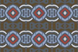 ikat damast paisley borduurwerk achtergrond. ikat patroon meetkundig etnisch oosters patroon traditioneel. ikat aztec stijl abstract ontwerp voor afdrukken textuur,stof,sari,sari,tapijt. vector