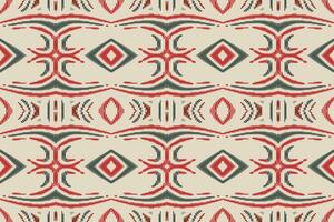 ikat bloemen paisley borduurwerk achtergrond. ikat prints meetkundig etnisch oosters patroon traditioneel.azteken stijl abstract vector illustratie.ontwerp voor textuur, stof, kleding, verpakking, sarong.