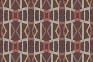 motief ikat naadloos patroon borduurwerk achtergrond. ikat bloem meetkundig etnisch oosters patroon traditioneel.azteken stijl abstract vector ontwerp voor textuur, stof, kleding, verpakking, sarong.