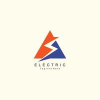 elektrisch logo ontwerp sjabloon elementen vector