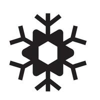 vector sneeuwvlok icoon. pictogram.