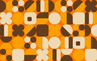 abstract wijnoogst retro esthetisch achtergrond patroon meetkundig vormen vector