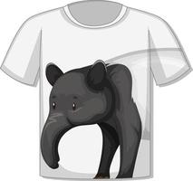 t-shirt met miereneterpatroon vector