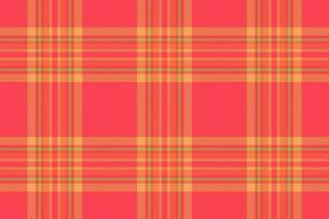 Schotse ruit structuur achtergrond van controleren textiel patroon met een kleding stof plaid naadloos vector. vector