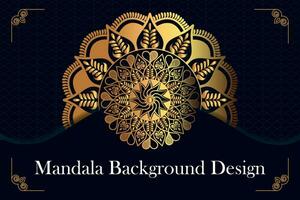 creatief, modern, abstract en professioneel kleur luxe sier- mandala achtergrond ontwerp of patroon ontwerp vector