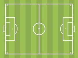 Amerikaans voetbal veld- met zones, voetbal sport- spel vector