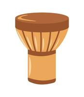 trommel musical instrument, djembe of jembé vector