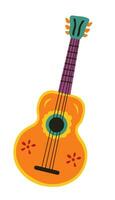 Mexicaans akoestisch gitaren voor flamingo spelers vector