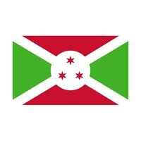 nationaal land vlag van Burundi vector