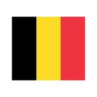 nationaal land vlag van belgie vector