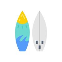 surfboard icoon in vector. illustratie vector