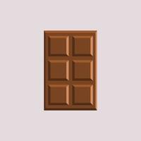 chocolade pictogram teken vlakke afbeelding vector