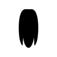baard icoon vector. kapperszaak illustratie teken. kapper symbool. vector
