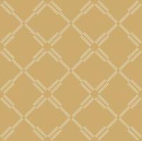 geometrische lijn minimale bloemen goud luxe kleur naadloos patroon vector