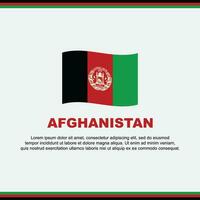 afghanistan vlag achtergrond ontwerp sjabloon. afghanistan onafhankelijkheid dag banier sociaal media na. afghanistan ontwerp vector