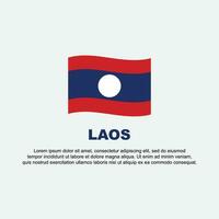Laos vlag achtergrond ontwerp sjabloon. Laos onafhankelijkheid dag banier sociaal media na. Laos achtergrond vector