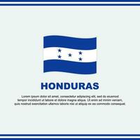 Honduras vlag achtergrond ontwerp sjabloon. Honduras onafhankelijkheid dag banier sociaal media na. ontwerp vector