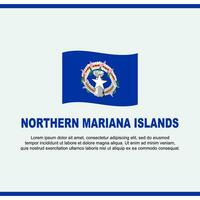 noordelijk mariana eilanden vlag achtergrond ontwerp sjabloon. noordelijk mariana eilanden onafhankelijkheid dag banier sociaal media na. ontwerp vector