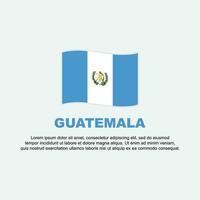 Guatemala vlag achtergrond ontwerp sjabloon. Guatemala onafhankelijkheid dag banier sociaal media na. Guatemala achtergrond vector