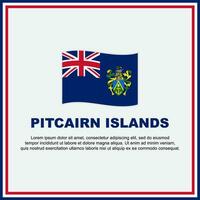 pitcairn eilanden vlag achtergrond ontwerp sjabloon. pitcairn eilanden onafhankelijkheid dag banier sociaal media na. pitcairn eilanden banier vector