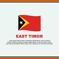 oosten- Timor vlag achtergrond ontwerp sjabloon. oosten- Timor onafhankelijkheid dag banier sociaal media na. oosten- Timor ontwerp vector