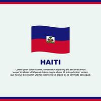 Haïti vlag achtergrond ontwerp sjabloon. Haïti onafhankelijkheid dag banier sociaal media na. Haïti ontwerp vector