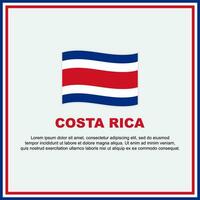 costa rica vlag achtergrond ontwerp sjabloon. costa rica onafhankelijkheid dag banier sociaal media na. costa rica banier vector