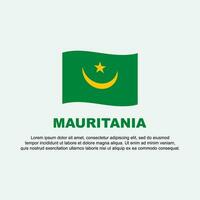 mauritania vlag achtergrond ontwerp sjabloon. mauritania onafhankelijkheid dag banier sociaal media na. achtergrond vector