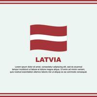 Letland vlag achtergrond ontwerp sjabloon. Letland onafhankelijkheid dag banier sociaal media na. Letland ontwerp vector