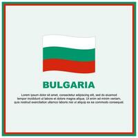 bulgarije vlag achtergrond ontwerp sjabloon. bulgarije onafhankelijkheid dag banier sociaal media na. bulgarije banier vector