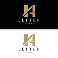 eerste ha brief logo, modern en luxueus minimalistische vector Ah logo sjabloon voor bedrijf merk