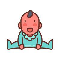 baby jongen icoon in vector. illustratie vector