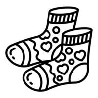 sokken icoon in vector. illustratie vector