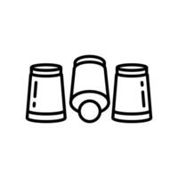 cups truc icoon in vector. illustratie vector