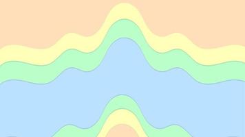 pastel kleur vorm abstracte achtergrond met blauw groen geel vector