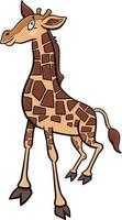 schattige baby giraf dier karakter cartoon illustratie vector
