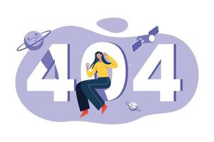 404 fout concept illustratie vector