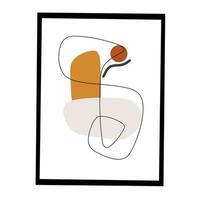 hedendaagse artistieke trendy minimalistische abstracte illustratie vector