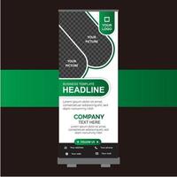 roll-up banner ontwerpsjabloon gratis vector