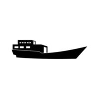 schip logo sjabloon ontwerp pictogram vectorillustratie. vector