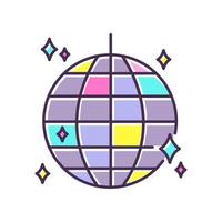 discobal rgb kleur icoon vector