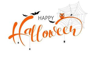 happy halloween-verkoopbanners of achtergrond voor feestuitnodigingen. vector