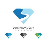 diamant logo sjabloon vector