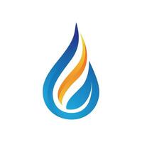 waterdruppel logo sjabloon vector