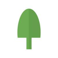 groen boom vlak icoon voor websites, spandoeken, plakkaten, boeken enz vector