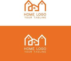 echt landgoed logo ontwerp. gebouw logo ontwerp. huis logo ontwerp. huis logo ontwerp vector