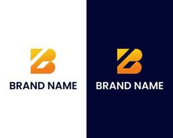 abstract b logo ontwerp, b bouw logo, pijl met brief b modern logo vector
